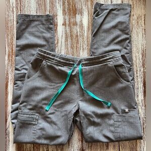 Figs XS Graphite Yola Skinny Scrub Pants